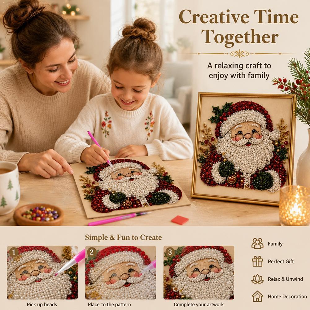 Art Craft Kits For Adults - طقم فني لتطريز اللؤلؤ على شكل
