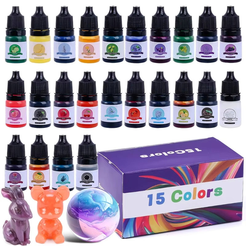 Resin Pigment Powder - صبغة ألوان راتنجات الايبوكسي 24 ألوان