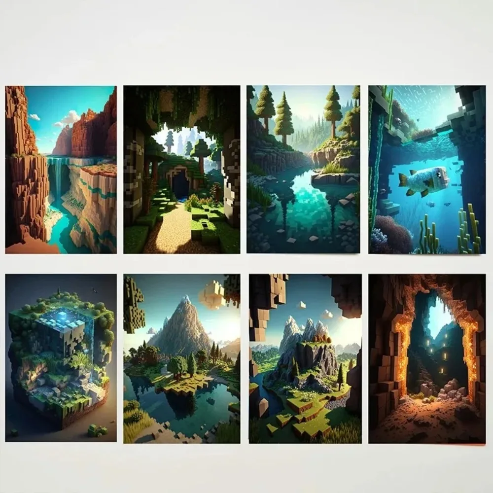 Art Craft Game - لوحة فنية جدارية حديثة بتصميم مشهد