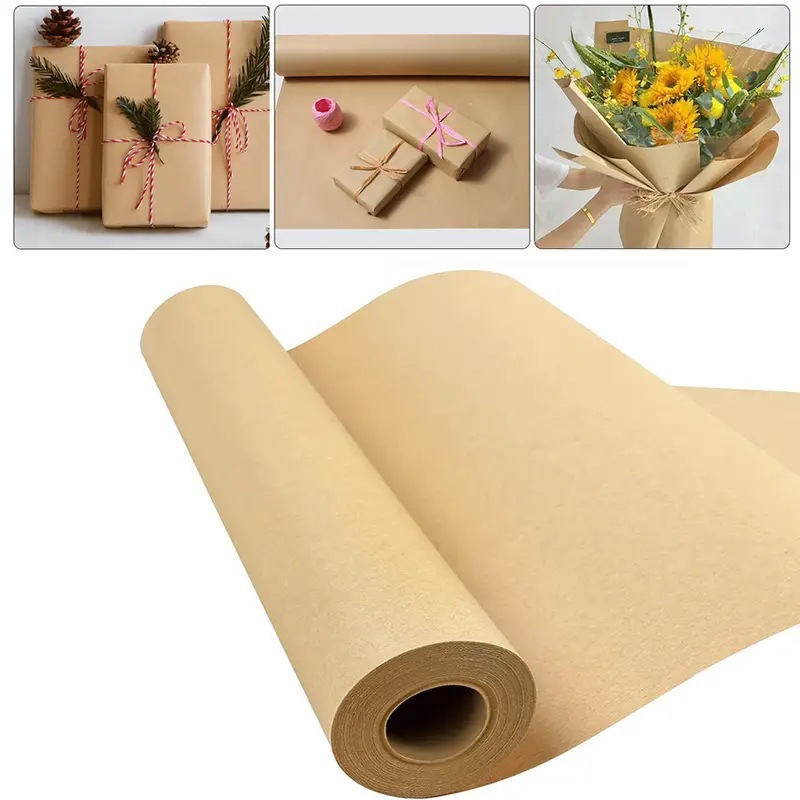 Art And Craft Recycle - ورق كرافت بني مثالي لتغليف الهدايا،