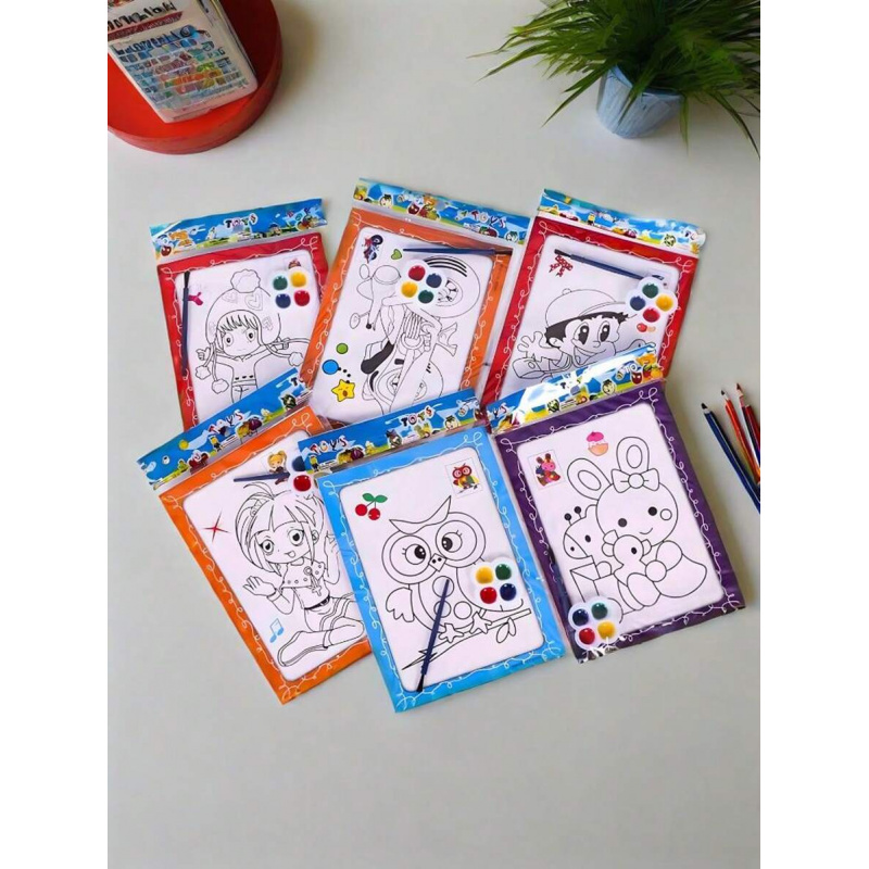 Art Craft Books - مجموعة كتب تلوين الرسم بالألوان المائية