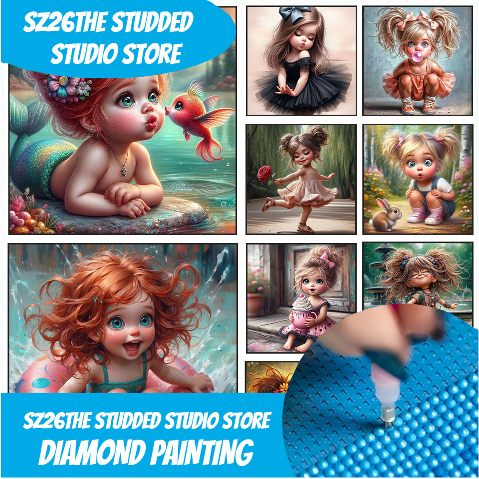 طقم لوحة فسيفساء ماسية ثلاثية  - مراجعة Art Craft Girl وسعره