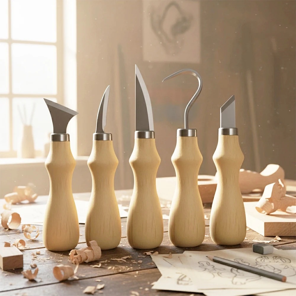 مجموعة أدوات نحت الخشب مكونة م - مراجعة Art Craft Tools وسعره