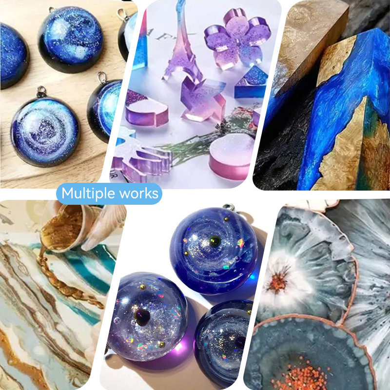 صبغات راتنج الإيبوكسي بتأثير ا - مراجعة Resin Pigment Powder وسعره