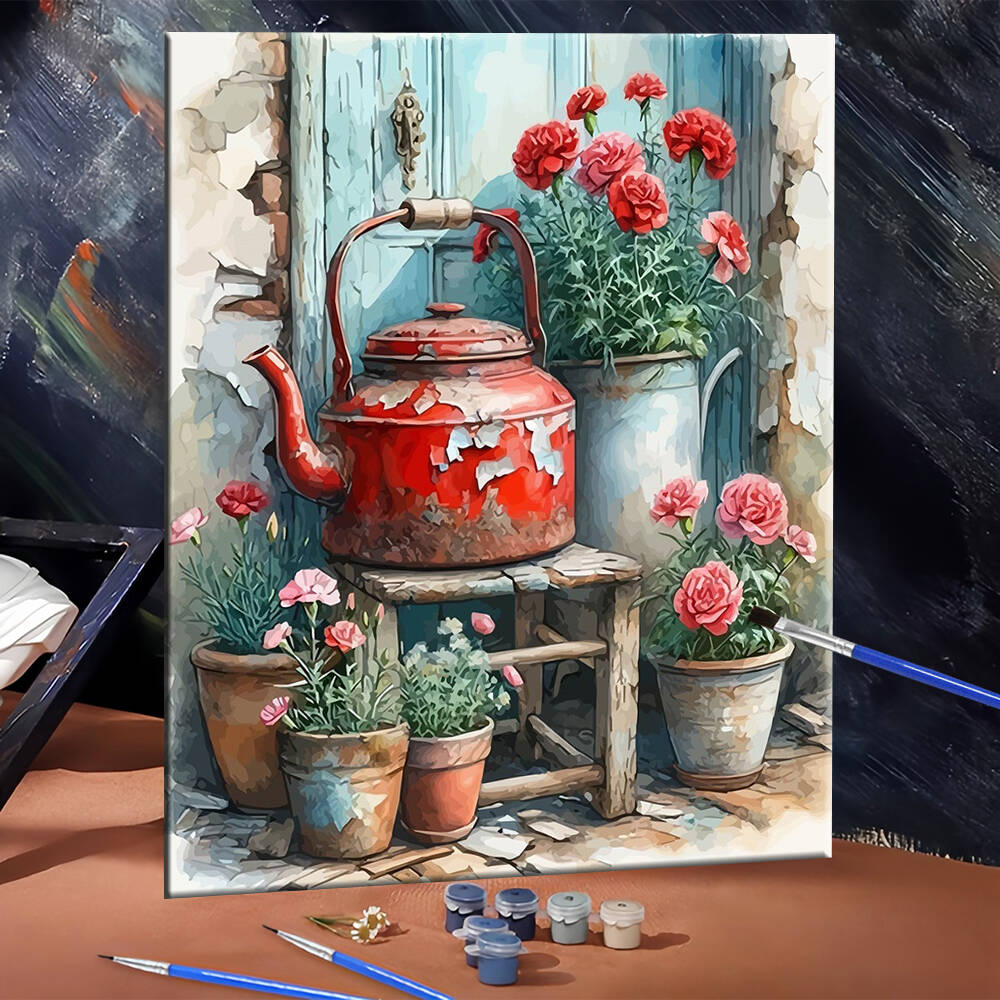 لوحة زيتية بالأرقام منظر طبيعي - مراجعة Art Craft Door وسعره