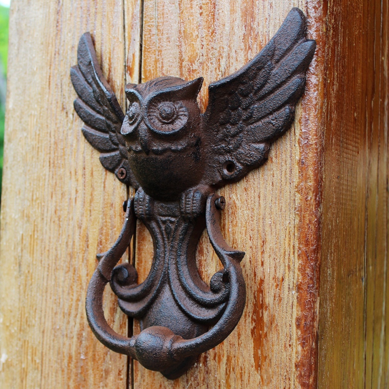 ريفي البومة الحديد الزهر مقرعة - مراجعة Art Craft Door وسعره