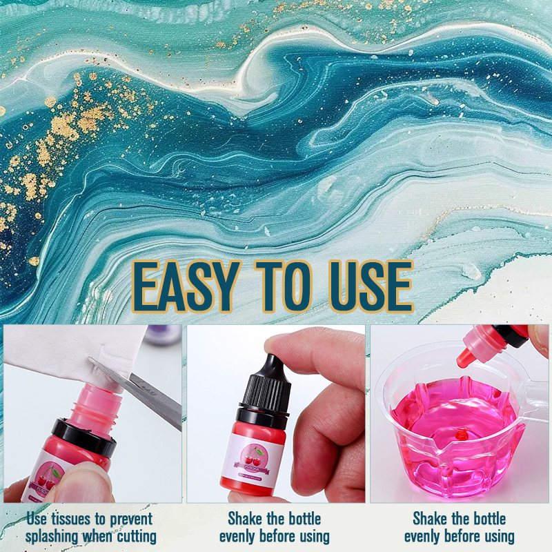 صبغة ألوان راتنجات الايبوكسي 2 - مراجعة Resin Pigment Powder وسعره