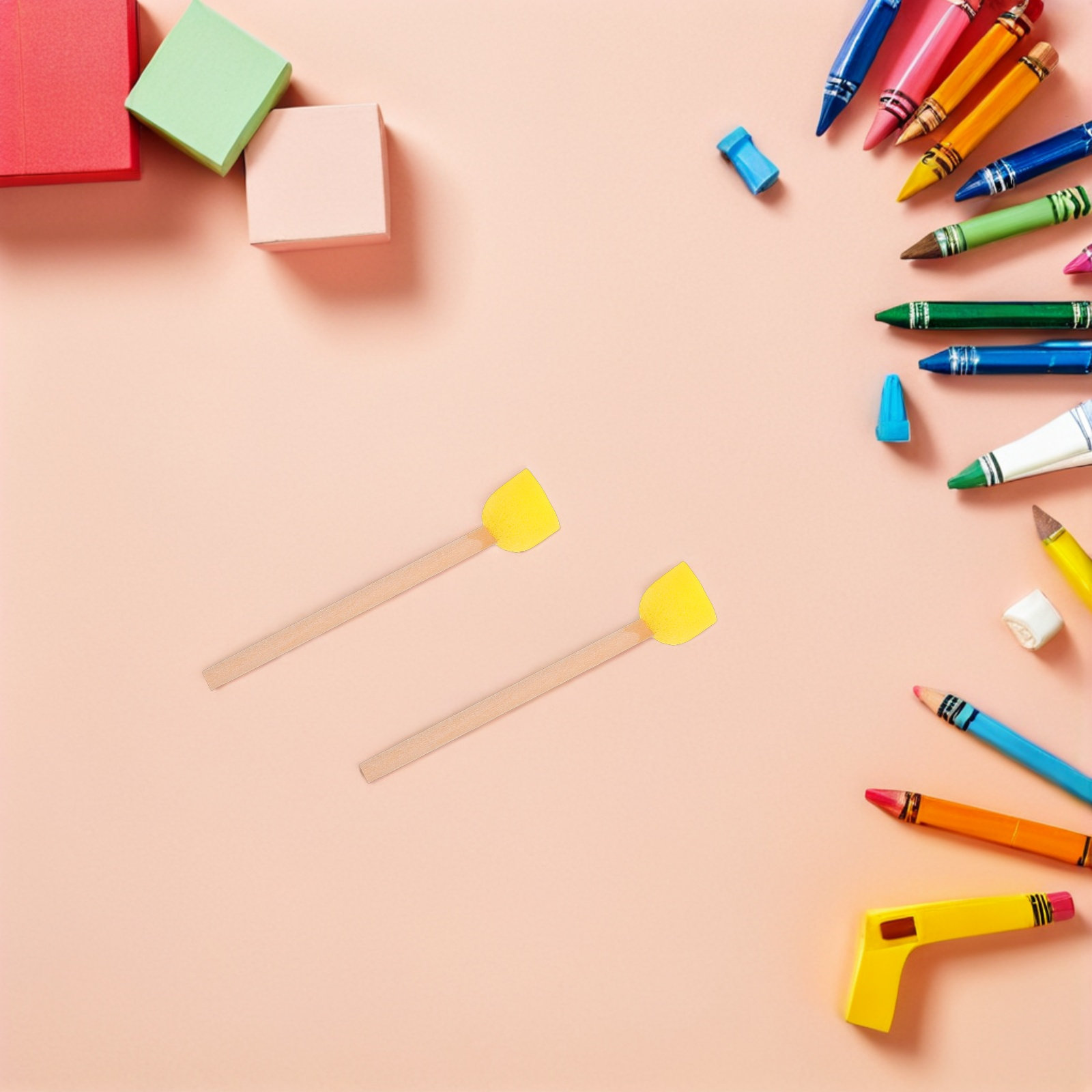 80 قطعة من فرش الإسفنج المستدي - مراجعة Art Craft Preschool وسعره