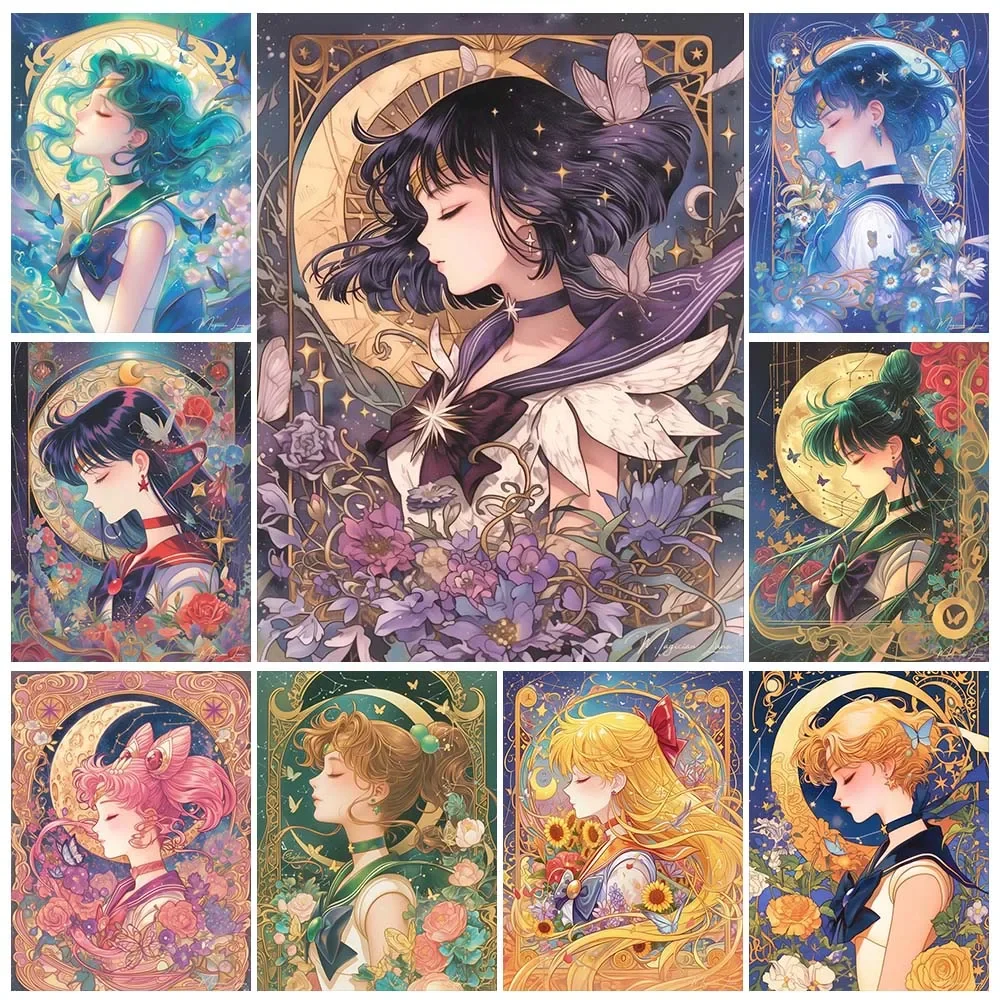الكرتون أنيمي الماس اللوحة الج - مراجعة Art Craft Girl وسعره