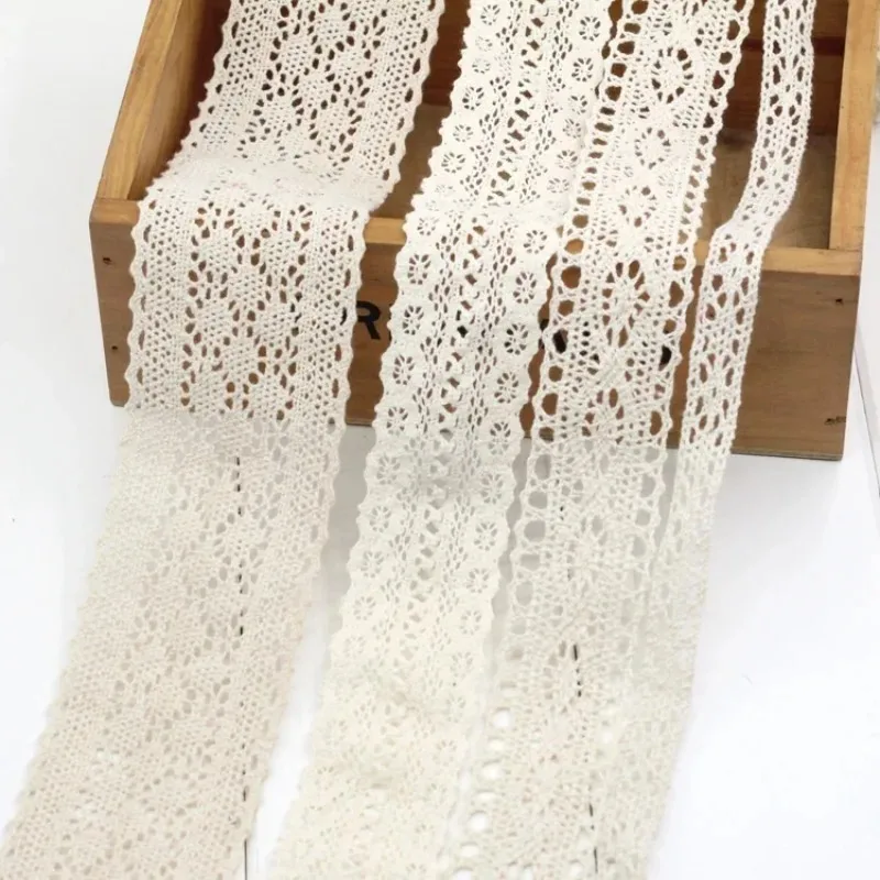 Ivory White Cotton Lace Trim R - مراجعة Art Craft Girl وسعره
