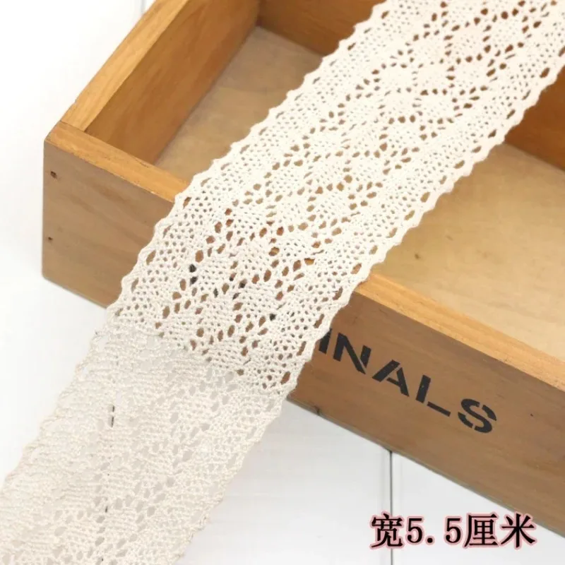 Ivory White Cotton Lace Trim R - مراجعة Art Craft Girl وسعره