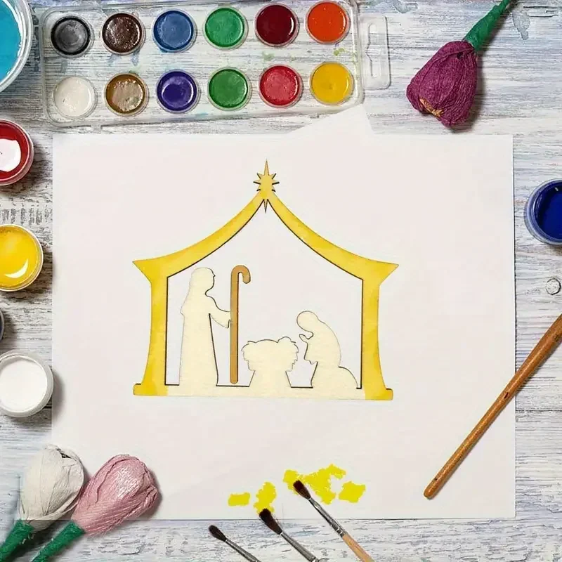 زينة خشبية مصنوعة يدويًا لعيد  - مراجعة Art And Craft Recycle وسعره