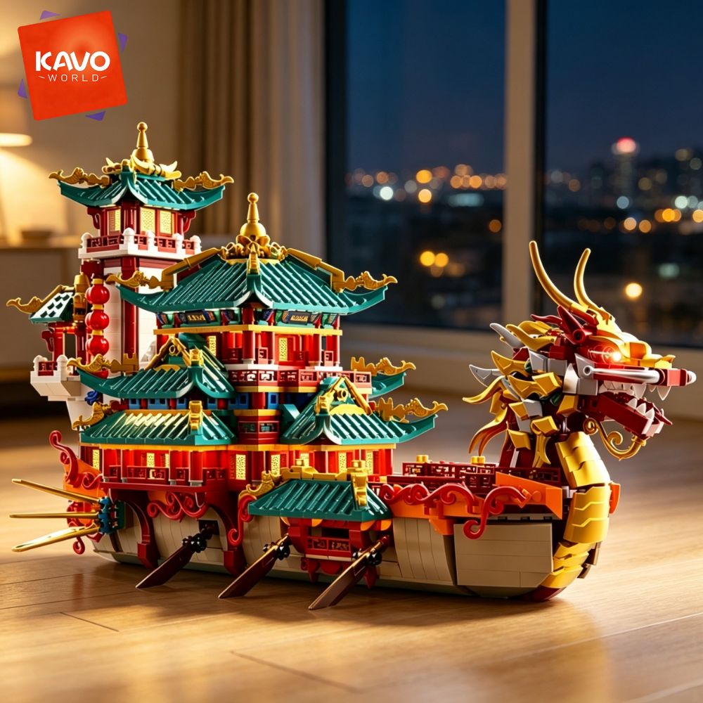 KAVOWORLD 2453 قطعة مكعبات بنا - مراجعة Art Craft Meaning وسعره