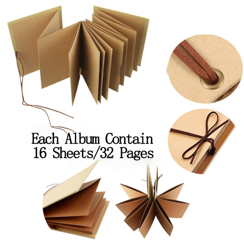 16 ورقة قابلة للطي DIY ألبوم ص - مراجعة Art Craft Books وسعره