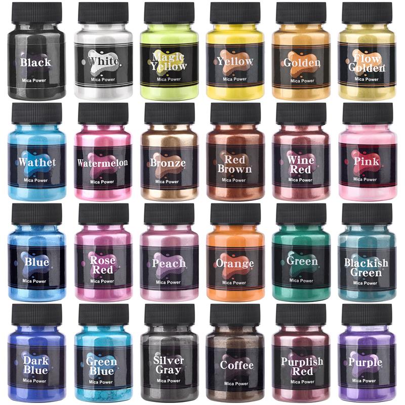 50 مللي الميكا الطبيعية المعدن - مراجعة Resin Pigment Powder وسعره