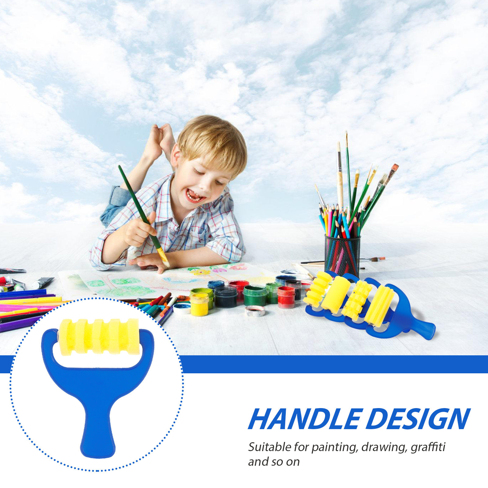 مجموعة من 8 قطع من أسطوانات ال - مراجعة Art Craft Preschool وسعره