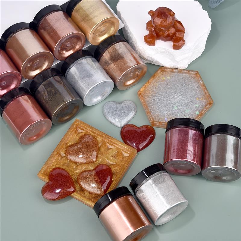 صبغة صبغة معدنية لصنع المجوهرا - مراجعة Resin Pigment Powder وسعره