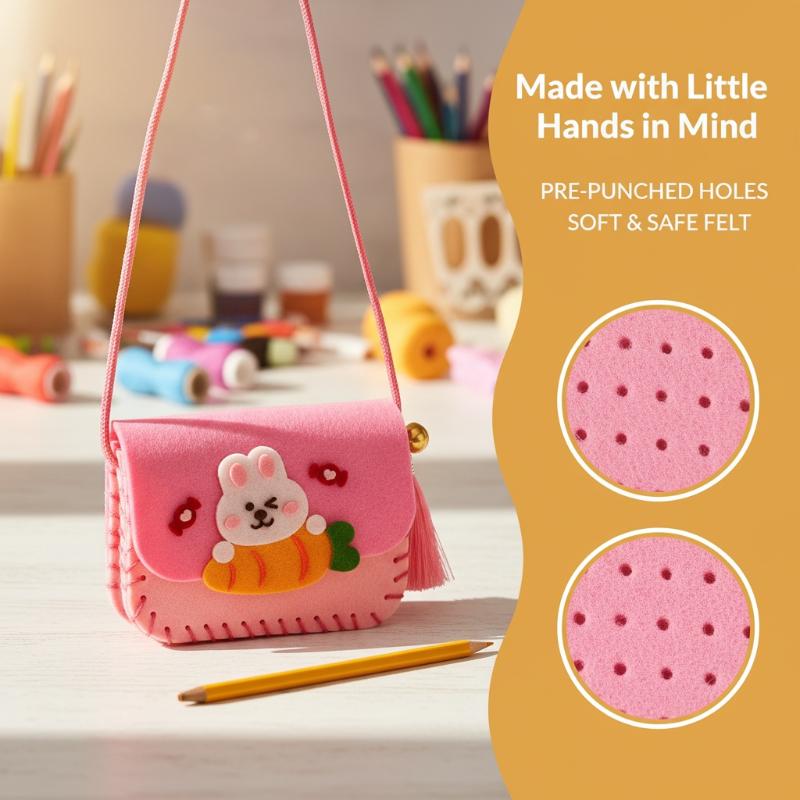 طقم صنع حقائب من اللباد للأطفا - مراجعة Art Craft Toys وسعره