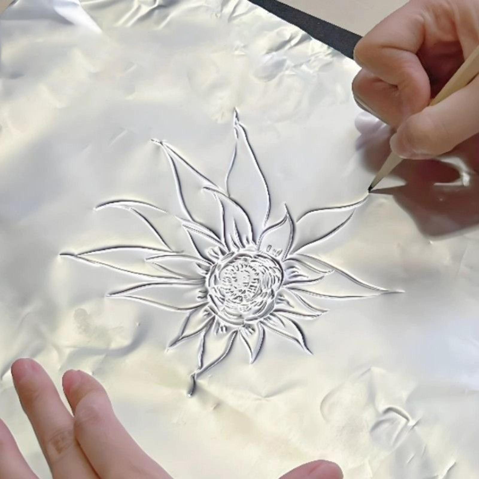 ورق فويل للحرف اليدوية 100 قطع - مراجعة Art Craft Tools وسعره