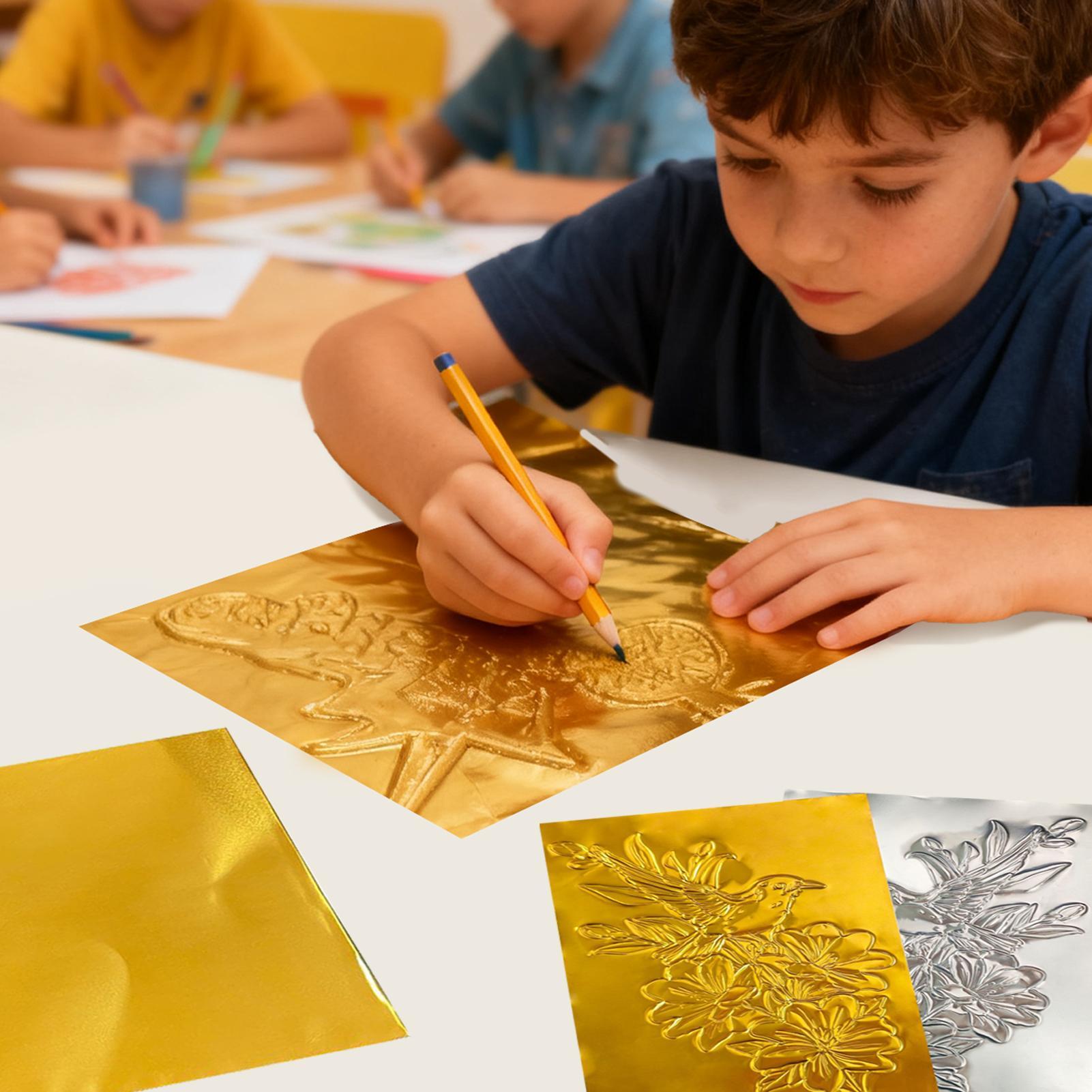 ورق فويل للحرف اليدوية 100 قطع - مراجعة Art Craft Tools وسعره